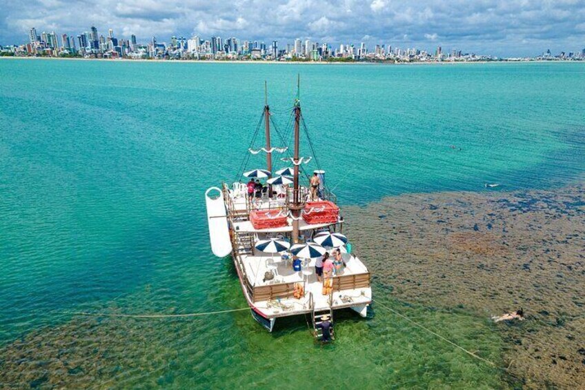 Picãozinho Natural Pools Tour - Pirate Vessel - João Pessoa-PB