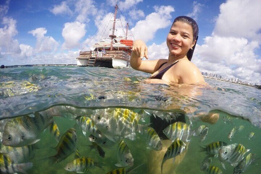 Picãozinho Natural Pools Tour - Pirate Vessel - João Pessoa-PB