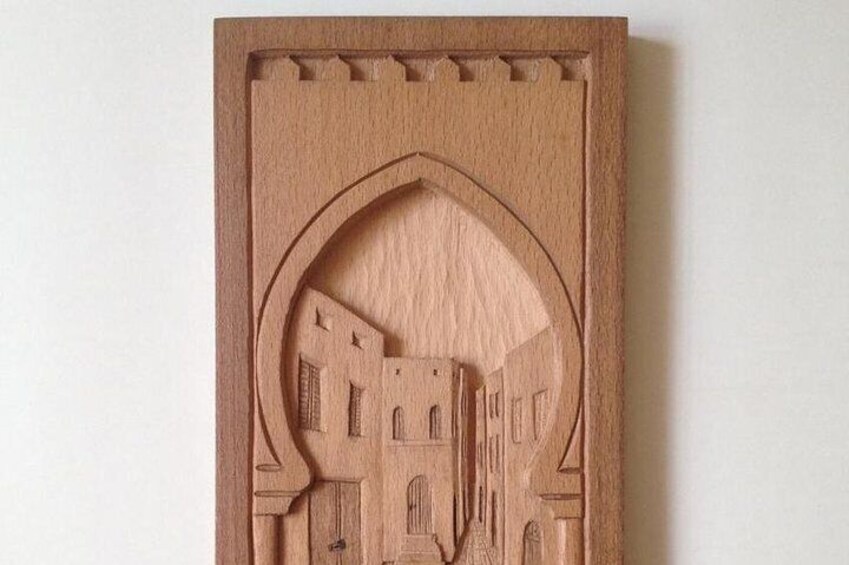 Wood sculpture - Private craft activity in Casablanca