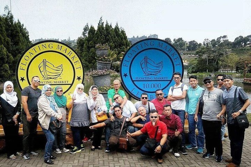 Bandung Tour August 9-12 2017 with the ADABI Malaysia group, Floating market Lembang
