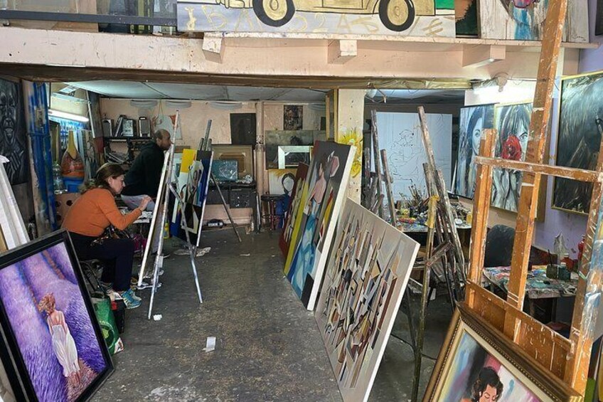Private Painting Class in Casablanca with Transfer