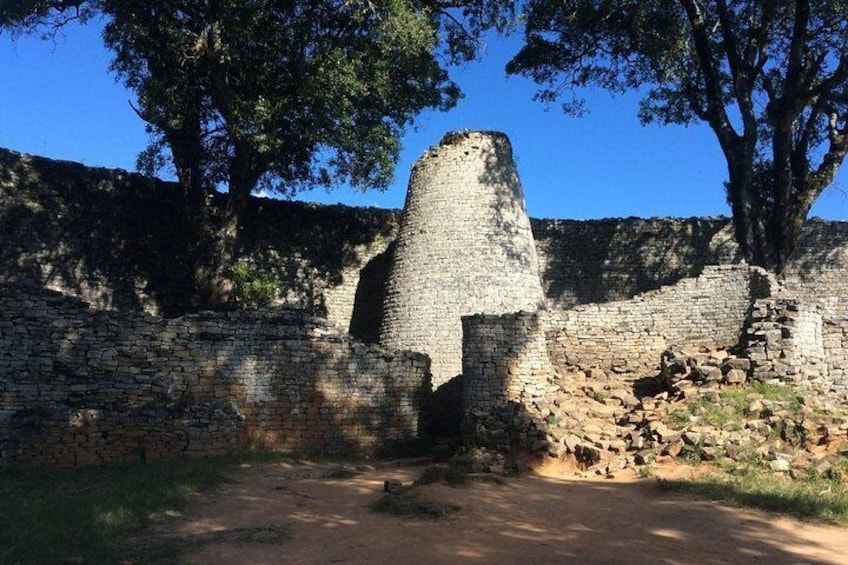 Cornical tower inside the great enclosure