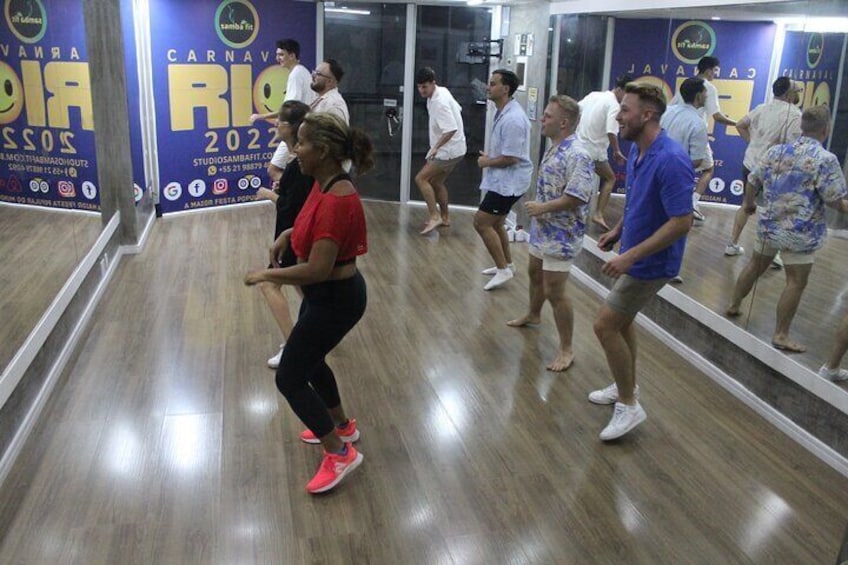 samba class in Ipanema