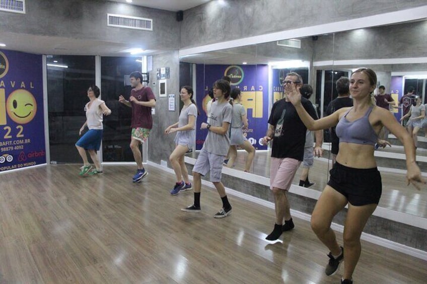 samba class in Ipanema