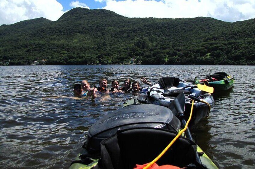 Stops for swimming in Lagoa or Rio