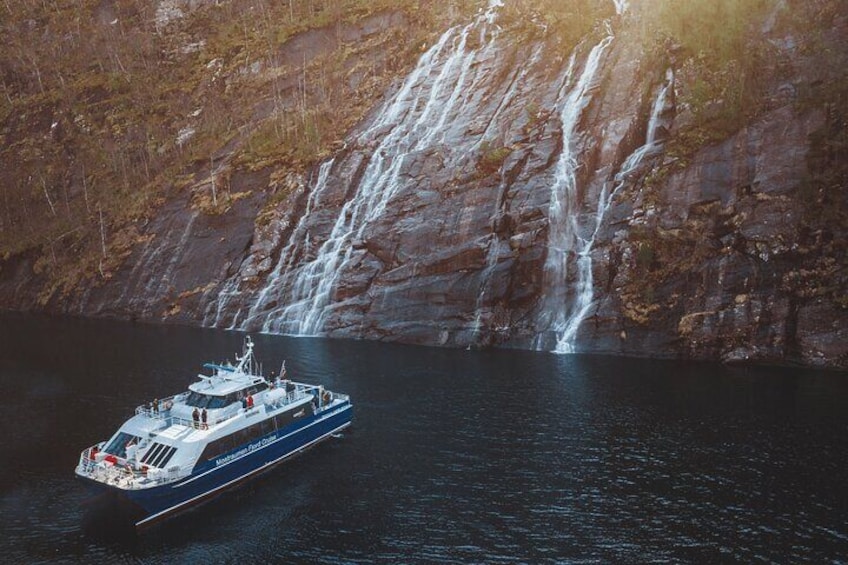 Mostraumen Fjord and Waterfall Cruise