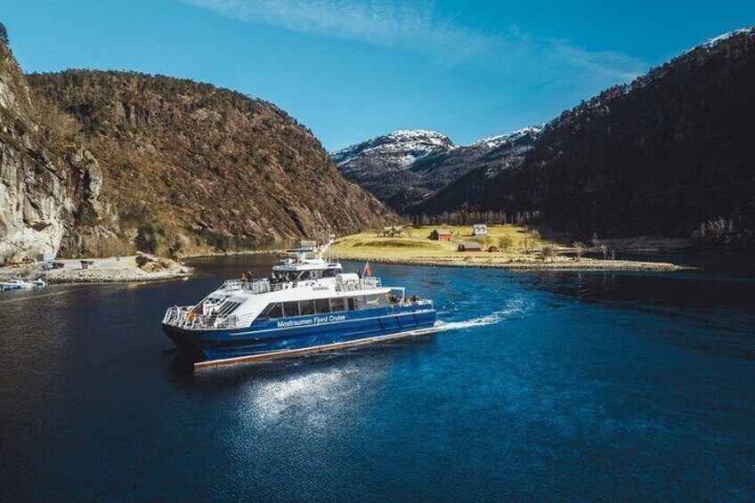 Mostraumen Fjord and Waterfall Cruise