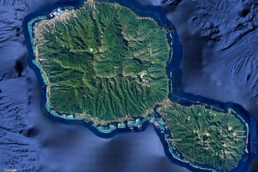Tahiti and its peninsula
