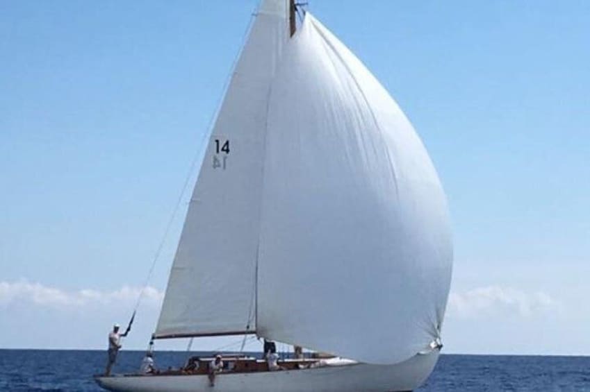 Classic Yacht Sailing in Cannes