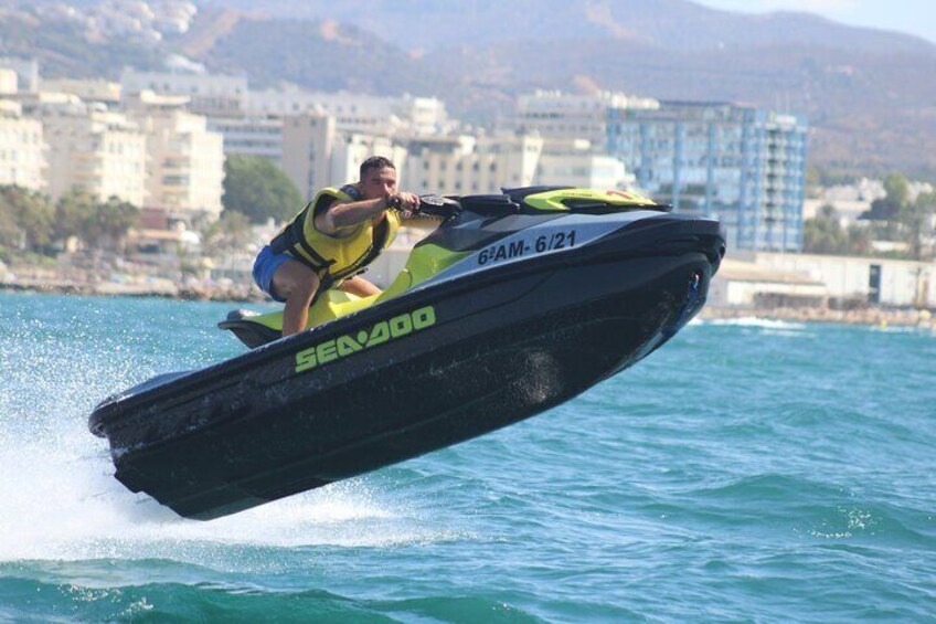 1 hour guided tour in JETSKI along the Marbella coast