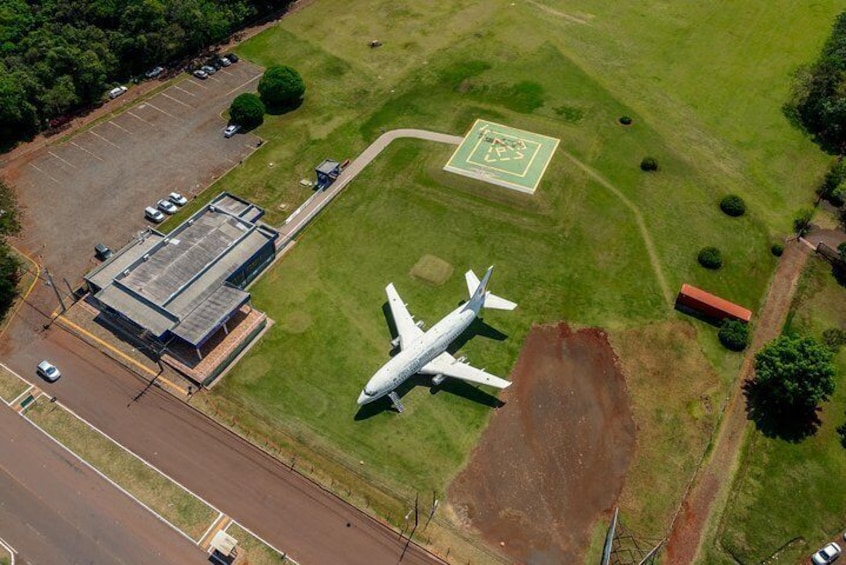 Place of departure for scenic flights.