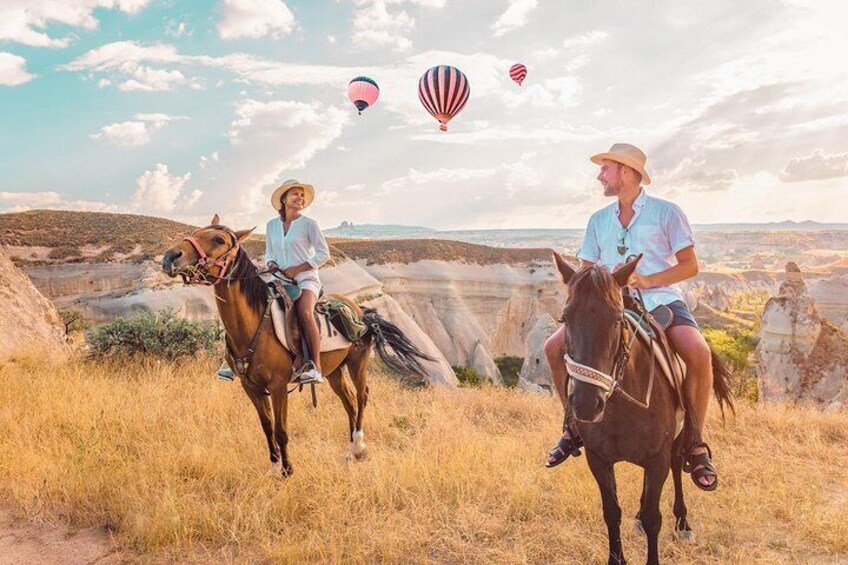 2-Hour Horse Ride in Cappadocia with Hotel Pickup