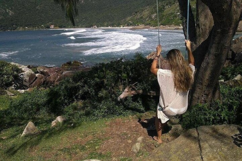 Praia da Armação - a fishing community that delights tourists due to the simplicity of its residents and its beauties.