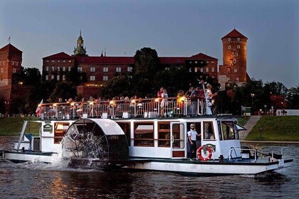 Krakau bij nacht cruise van 60 minuten over de rivier de Wisla Krakau