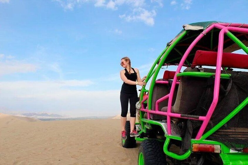 Nazca Lines and Dune Buggy Huacachina from Ica