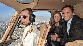 Skyline Helicopter Flight with the new Berlin Helicopter