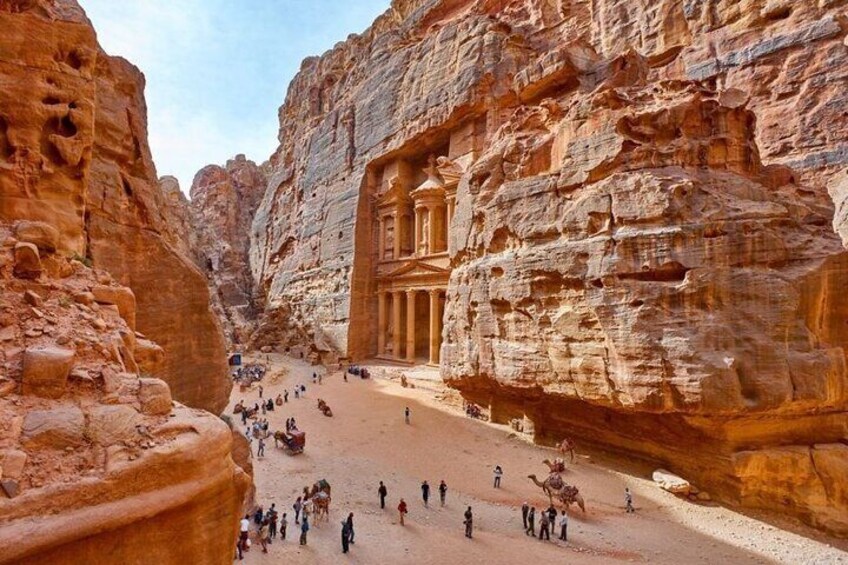 Petra, Wadi Rum, Aqaba & Dead Sea, 3 Day Round Trip from Amman, Airport, Madaba