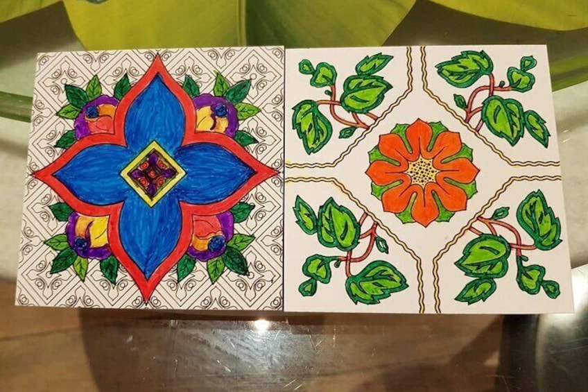 5-Hour Peranakan Heritage Tour with Peranakan Tile Painting 