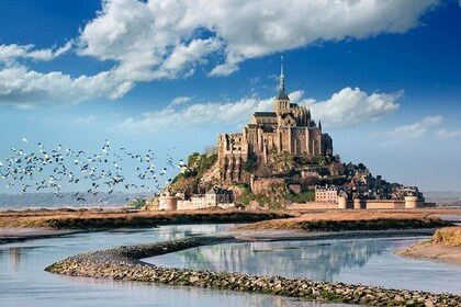 Private 12-hour round transfer to abbey of Mont Saint Michel Normandy from ...