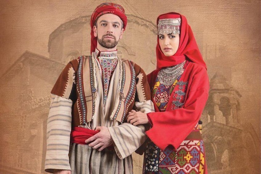 Photoshoot in Armenian garments