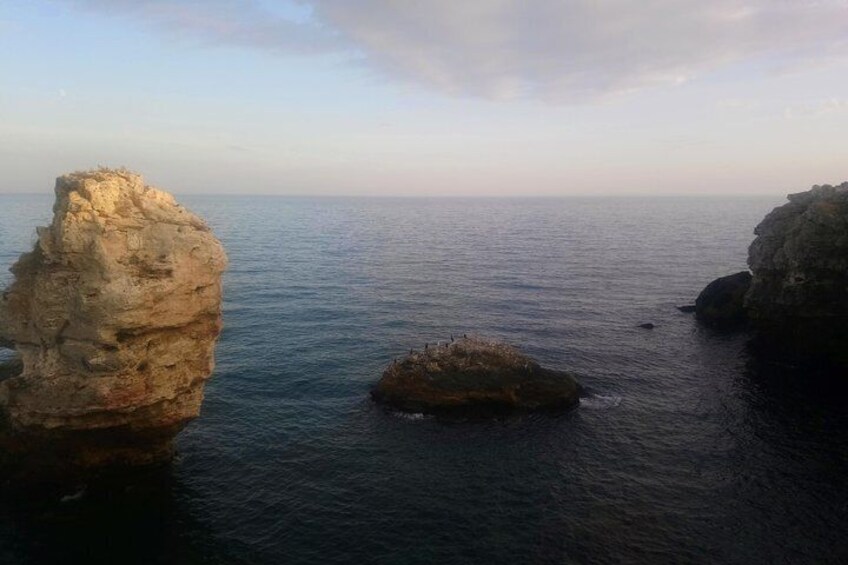 Rock formations in Tyulenovo (seal) village 