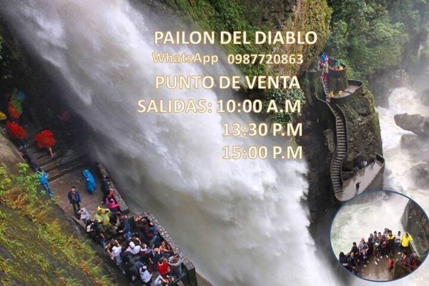 Pailon del Diablo, Tree House and Night Tours 3 Activities in 1 Day Offer