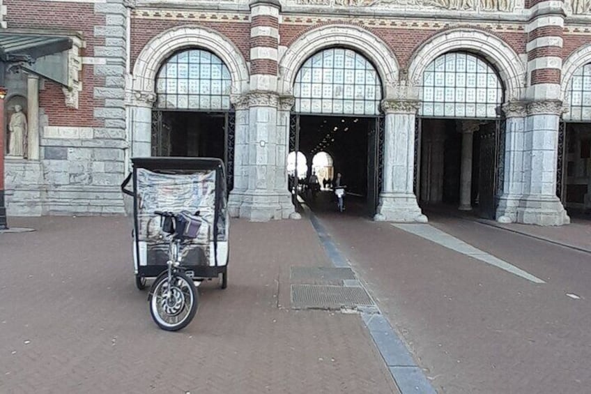 2 hours Amsterdam City Tour in Pedicab