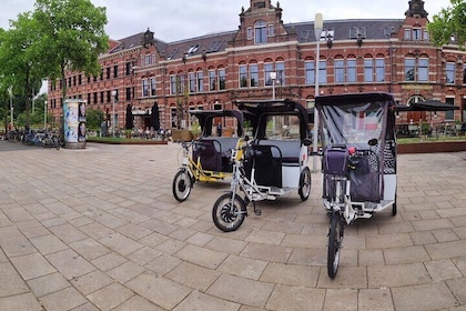 2 uur Amsterdam City Tour in Pedicab