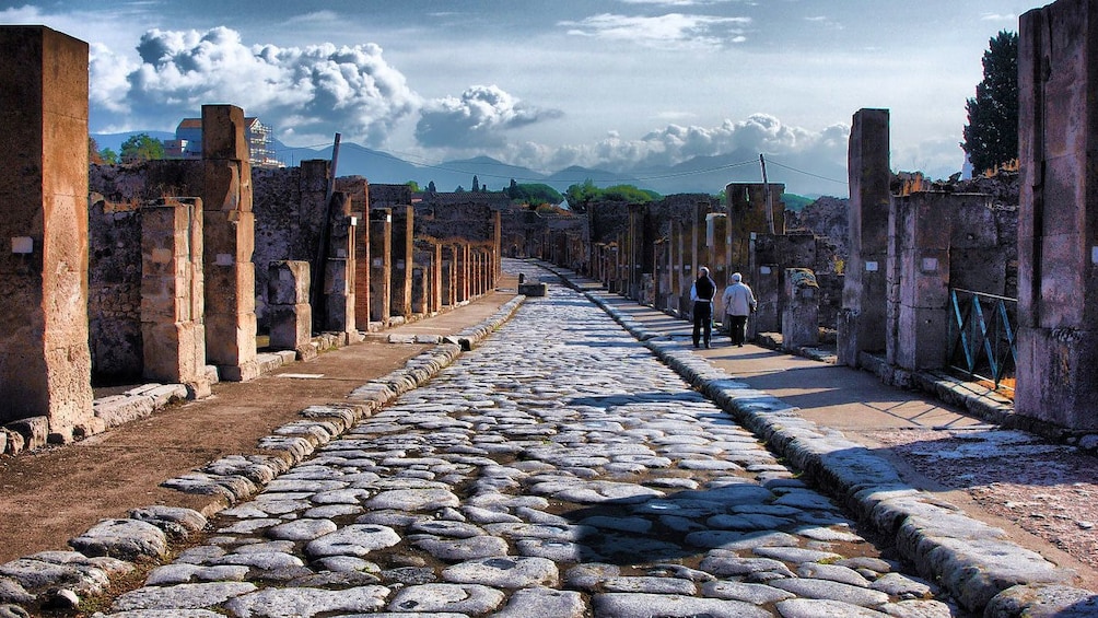 Pompeii ruins in Naples