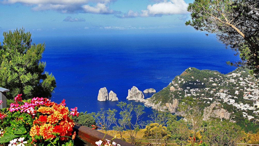 Landscape of Capri Island in Italy