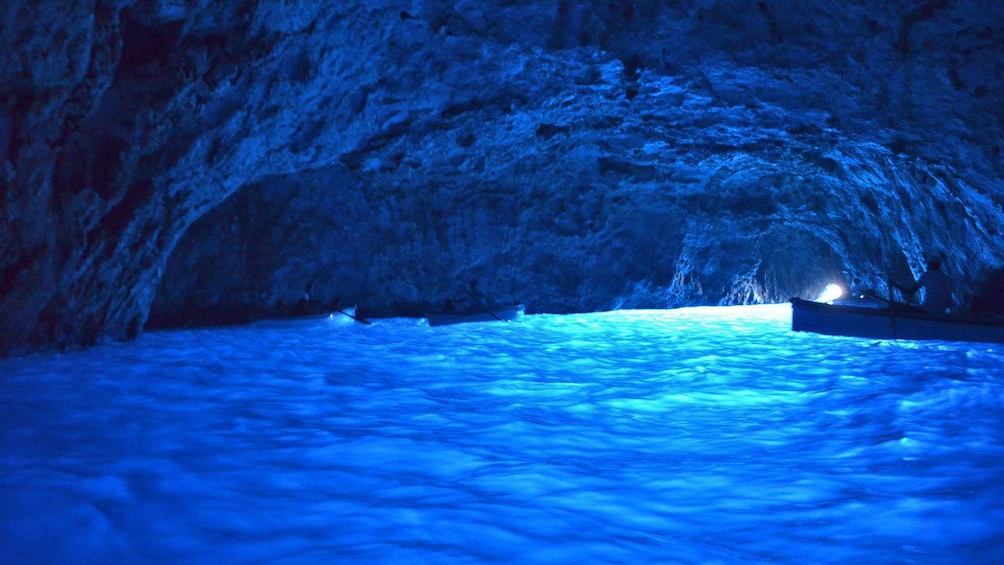 Blue grotto in Italy
