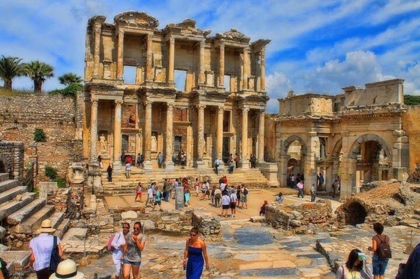 Library of Celsus in Ephesus Ruins