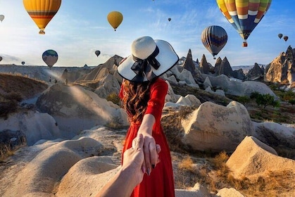 1 natt 2 dagars Cappadocia-resa från Istanbul - inklusive luftballongtur