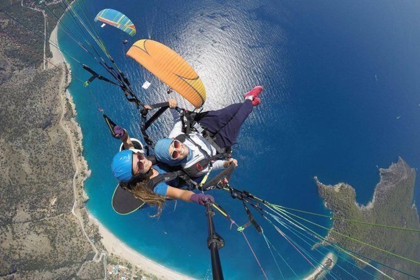 Show item 3 of 6. Tandem Paragliding in Ãlüdeniz, Fethiye, Turkey