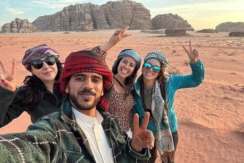 Always time for a selfie with the guide