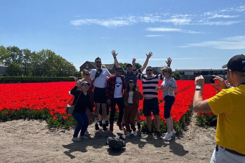 Enjoy the tulip fields by bicycle with a local guide! Tulip bike tour!