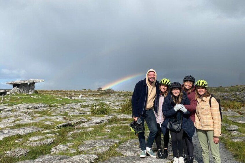 Rainbow over Poulnabrone
