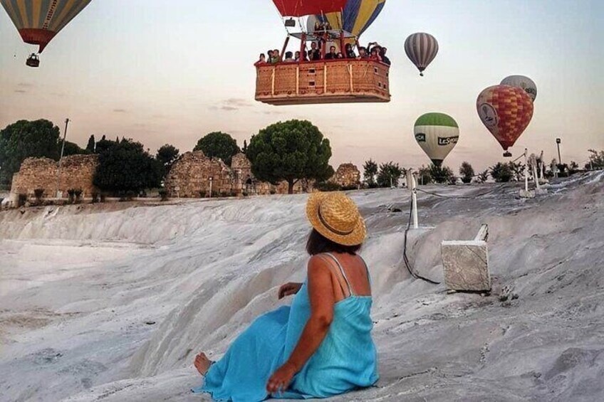 Antalya to Pamukkale Hot Air Balloon Tour with Transfer