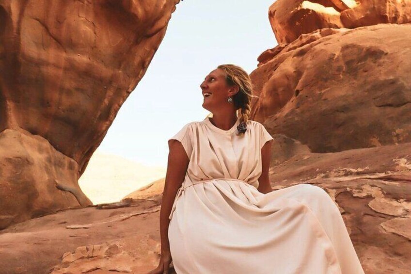 Wadi Rum Full Experience - Lunch, Dinner, Full Day Jeep Tour & Overnight Camping