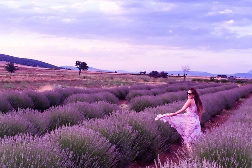 Lavander Fields and Salda Lake from Antalya