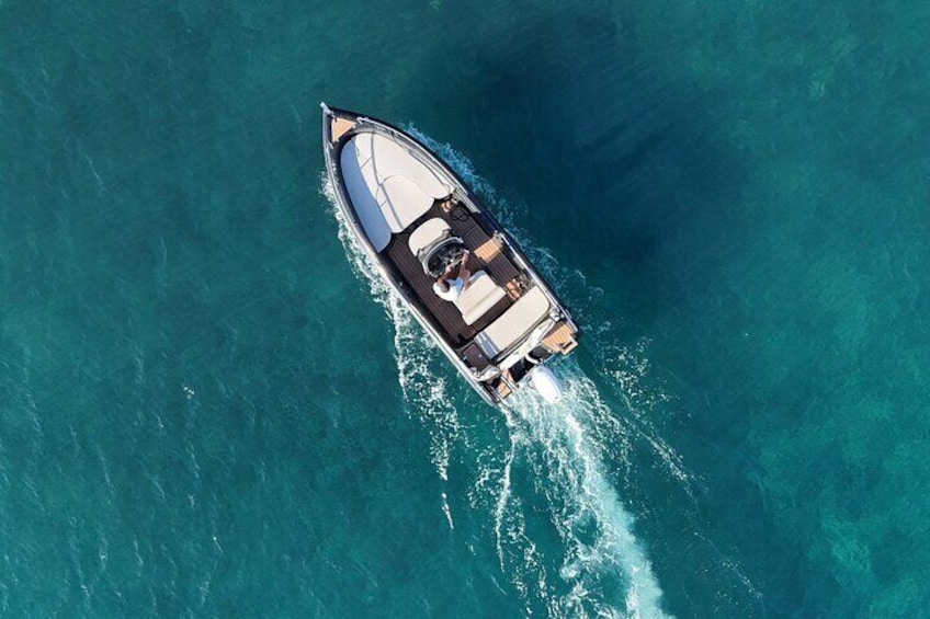 Santorini Boat Rental: License Free and Full or Half Day Options