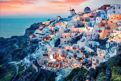 ~PRIVAT Halvdags Santorini road tour 4 timer Book med os~