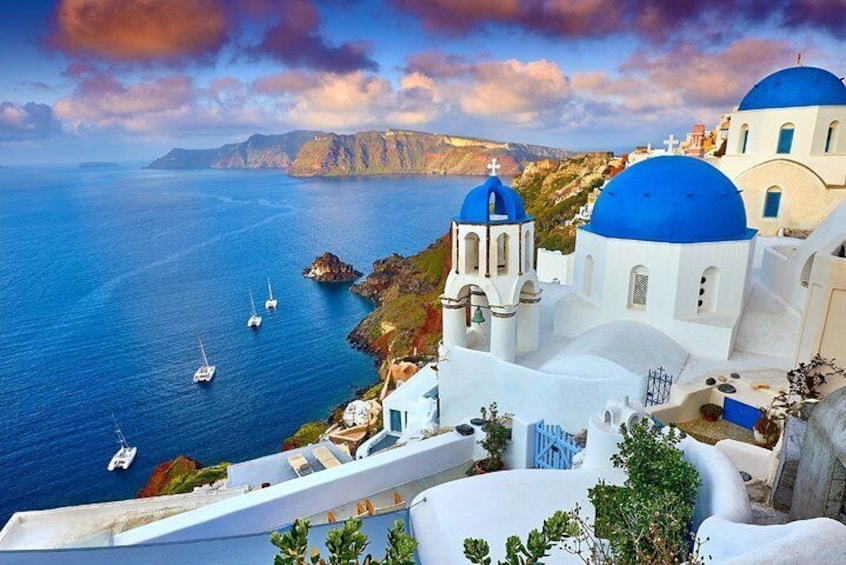~PRIVATE Half Day Santorini road tour 4 hours Book with us~