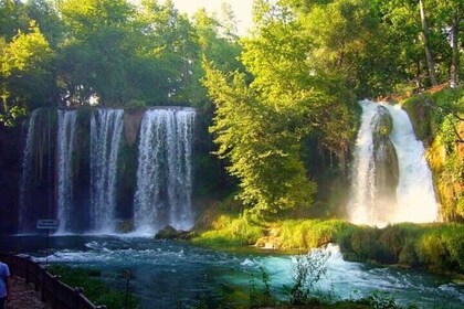 Private Antalya waterfalls and city Tour boat ride, Cable car