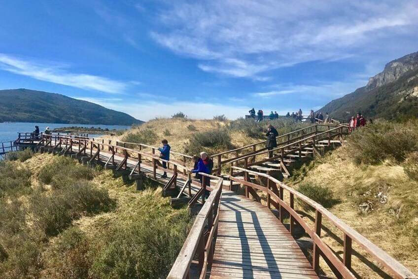 Footbridges in Lapataia Bay
