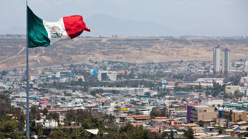 View of the Ensenada skyline