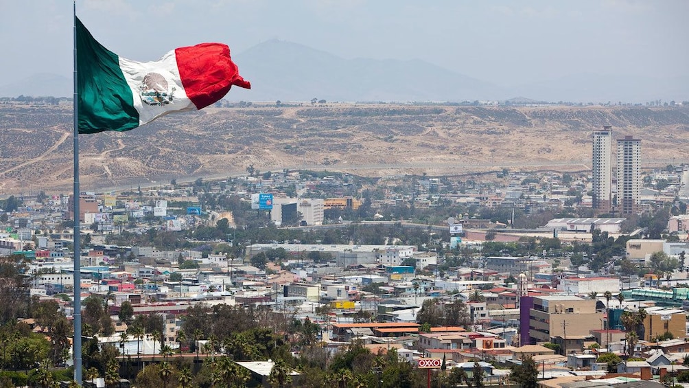 View of a city in Mexico