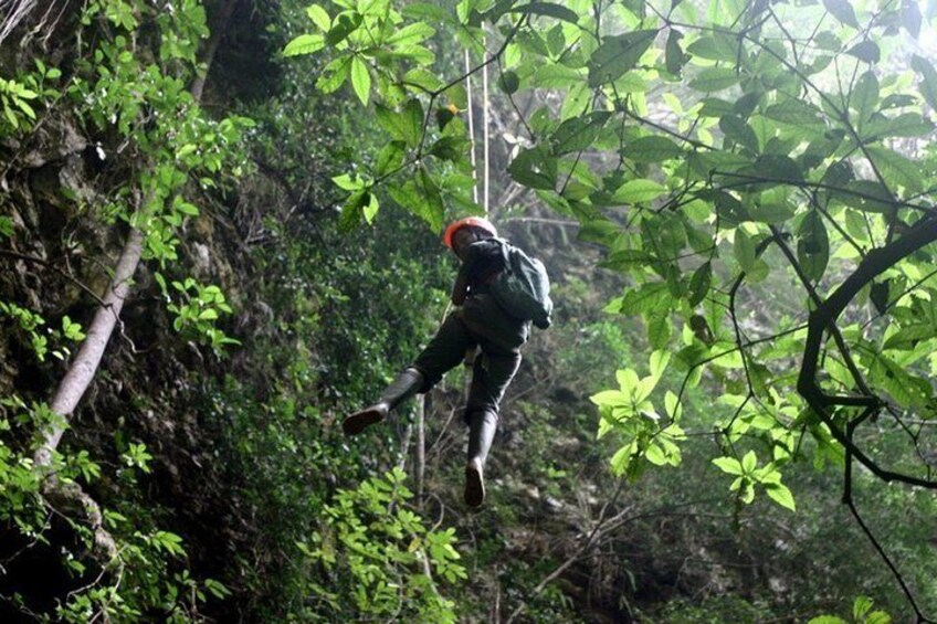 Day Tour to Goa Jomblang and Goa Pindul River Tubing (06.00am-06pm)