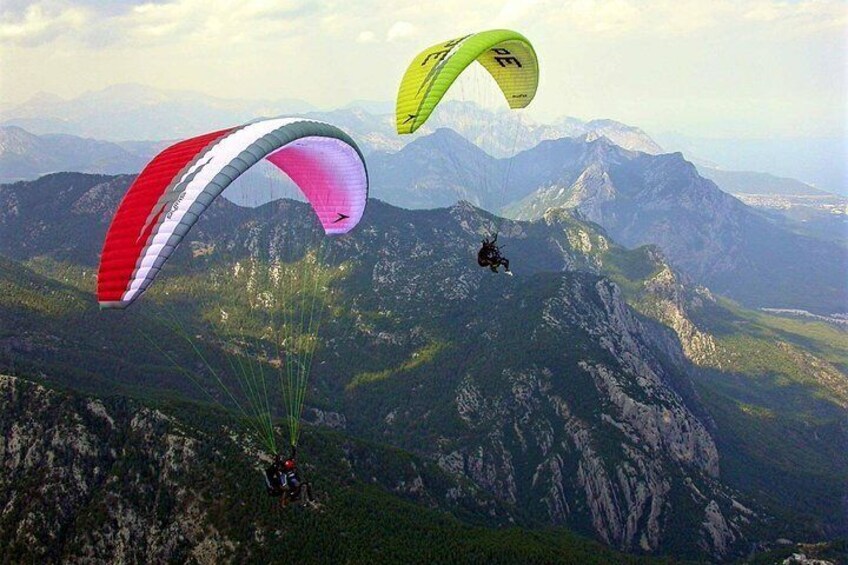 Paragliding on Tahtali mountain from Antalya