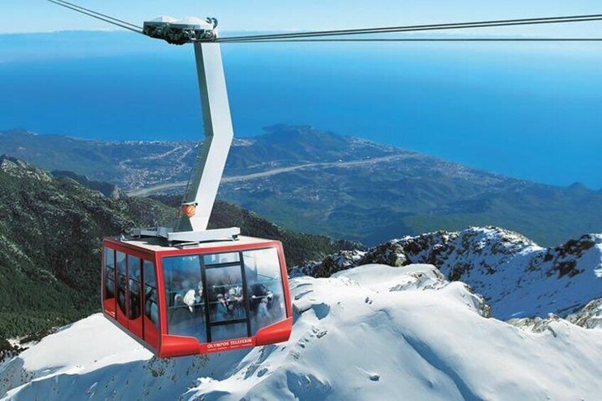 Tahtali cable car from Antalya